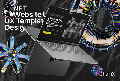 NFT Website Template UI/UX Design design figma design figma template figma ui mockup nft nft landing page nft landing page design nft template nft uiux nft web template nft web ui nft website nft website design template ui design uiux website design website template website ui