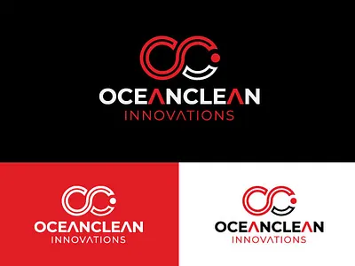 OCEANCLEAN BRAND LOGO DESIGN branding design graphic design icon illustration landing page lettering logo logo design logos logotype minimal modern logo oc logo oci logo oo logo typography ui ux vector