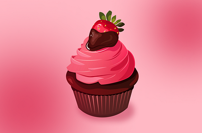 Cupcake 🍓 - Illustration book ilustration desing illustration vector искусство