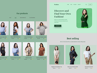 Fashion UI designs, themes, templates and downloadable graphic elements on  Dribbble