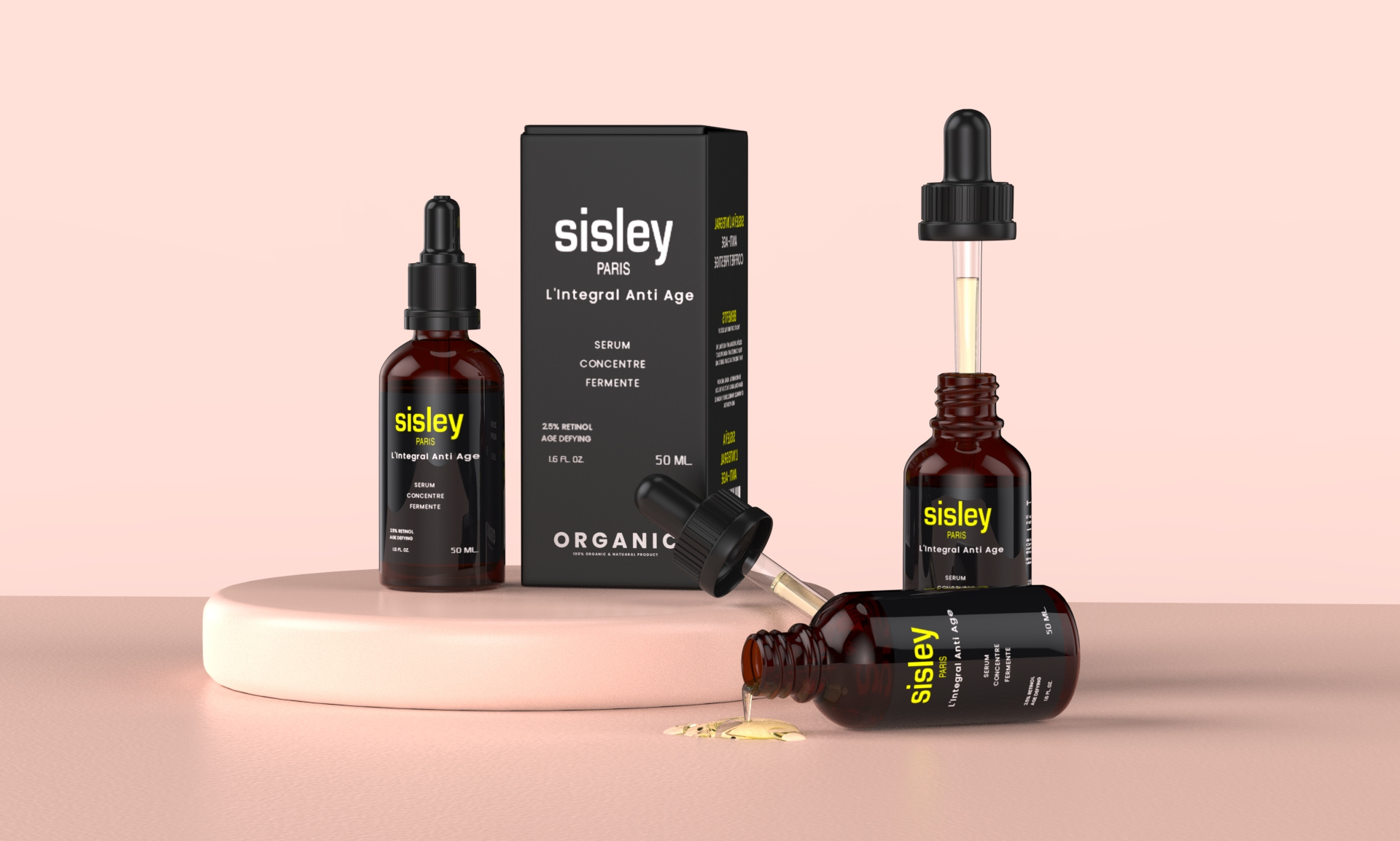 3D Cosmetic product modeling and realistic rendering 3d 3d animation 3d artist 3d model 3d modeling 3d packaging 3d product design 3d render 3d rendering 3d visualization animation autodesk maya bottle box cosmetics graphic design keyshot model product design render