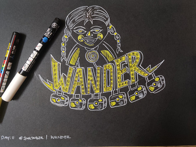 Day:11 wander ink inktober inktober2023