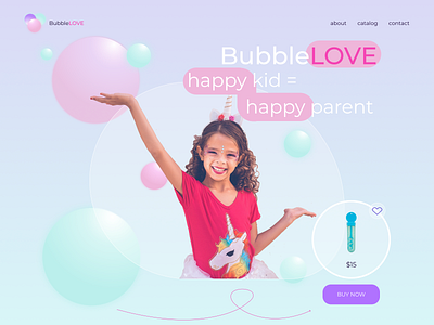 Shot for Soap Bubble Online Store behance bubble design figma graphic design kids logo mobile onlinestore photoshop soap ui ux web webdesign