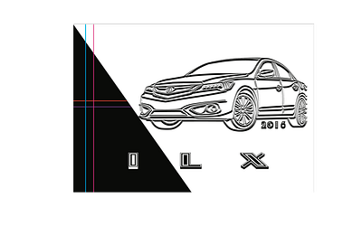 Acura ILX Catalogue Assignment acura advertisement branding car catalogue design graphic design indesign