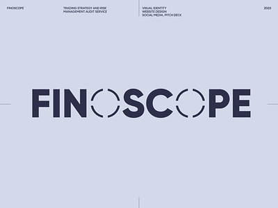 Finoscope. Logo animation animation branding crypto design finance graphic design graphic metaphor it startup logo logometaphor motion graphics