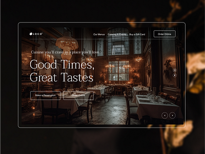 loco restaurant app black branding dark design illustration logo minimal ui ux web website