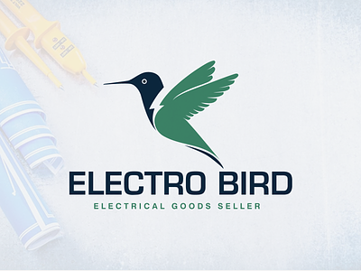 Electro Bird Logo Design 2d design bird logo branding creative logo design electric logo flash graphic design humming bird humming bird logo illustration logo modern logo pictorial logo vector