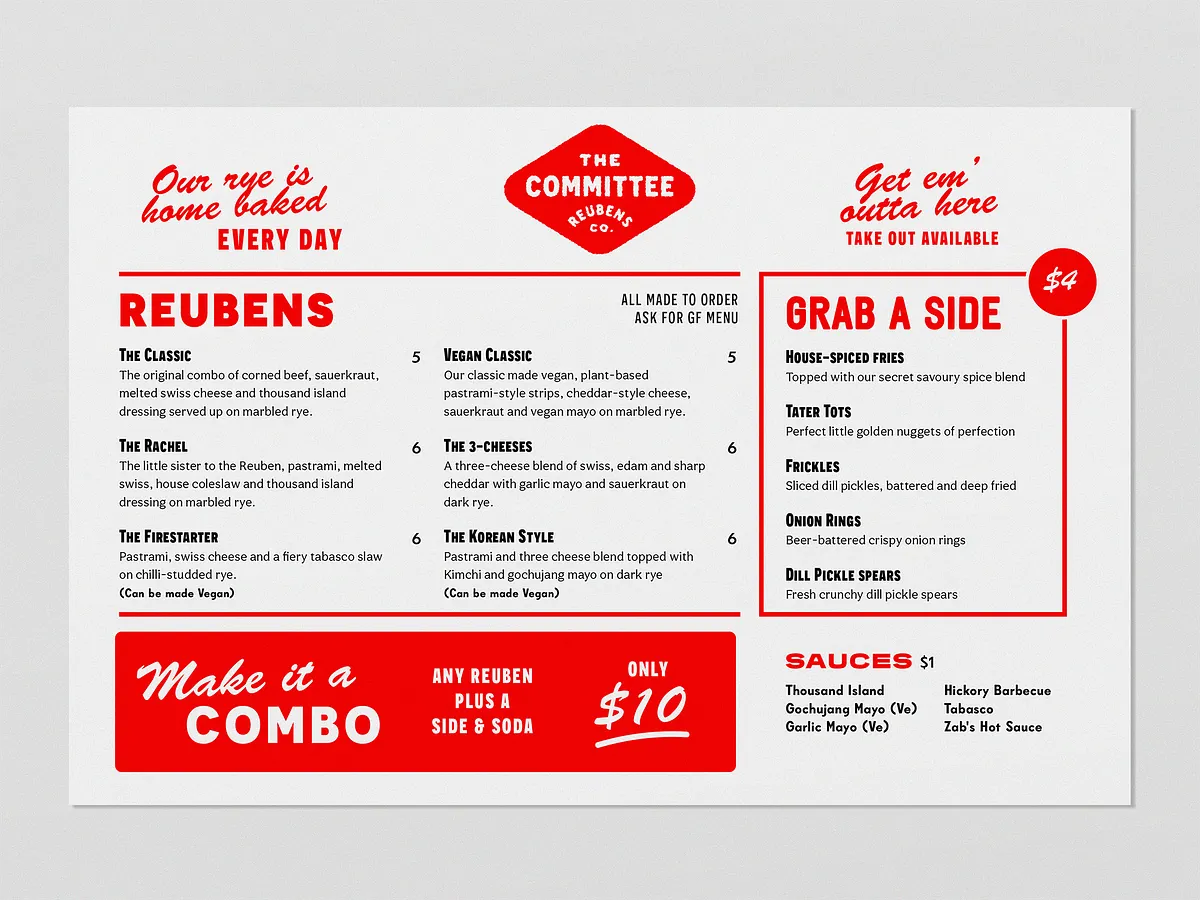 Browse thousands of Retro Menus images for design inspiration | Dribbble