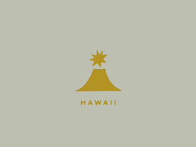 Hawaii Icon blocky brand icon brand identity branding design calm design calm logo hawaii hawaii brand icon design print printed icon spa spa icon spa identity spa logo zen