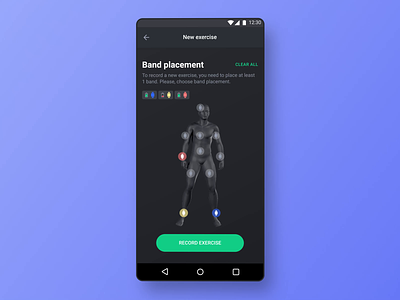 Android app for rehabilitation 3d android animation app doctor exercise health medical motion graphics rehabilitation sport training ui ux