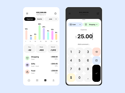 Mobile pocket budget app budgeting expense management expense tracker finance financial app financial planning financial tools fintech mobile app mobile banking money management money tracking personal finance savings ui uiux design user interface