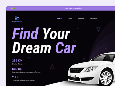 Car Website Homepage Web UI Design branding car ui ux figma website modern ui ui design ui ux