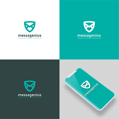 Logo Design For 'messagenius' 3d animation app brand logo branding business logo company logo creative logo design designer graphic design illustration logo logo maker logotype motion graphics professional logo ui vector visual designer