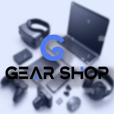 Gear Shop branding business logo company logo creative logo gadget logo graphic design logo marketing logo minimalist logo modern logo
