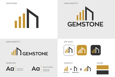 Business Logo with Brand identity brand guide lines brand identity branding business logo design graphic design logo vector