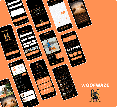 WOOF WAZE | UX for a Dog Walking App