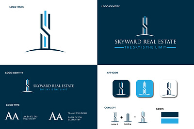 Real estate company business logo branding business logo company logo design developer graphic design logo real estate vector