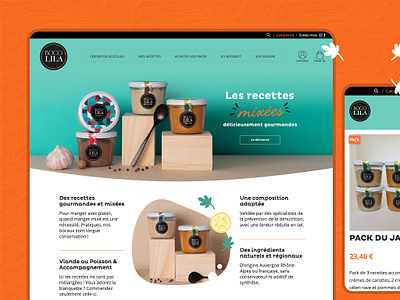 Bocolila - Website / UI UX Design design graphic design ui ux vector