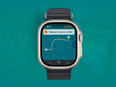 Location Tracker dailyui designjourney innovationunleashed locationtracker smartwatchdesign uichallenge userexperience wearabletech wearableui