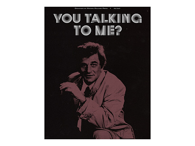 Day 32: You Talking To Me? adobe photoshop design graphic design poster poster art poster design typography