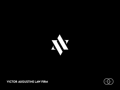 Victor Augustine Law Firm - Logo augustine branding design firm graphic design illustration job job finder law logo order ui ux vector victor victor augustine law firm
