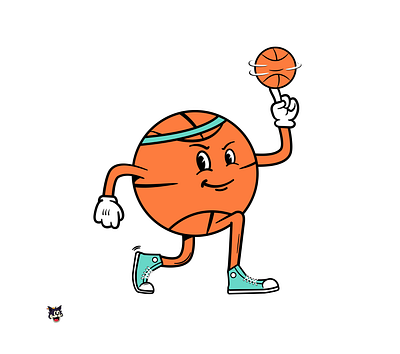 Basketball buddy ball basketball graphic design illustration vector