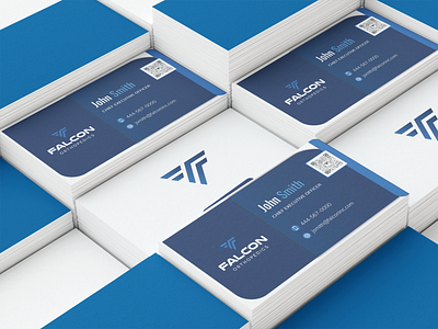 Falcon Orthopedics Business Cards branding business cards design graphic design illustration logo vector