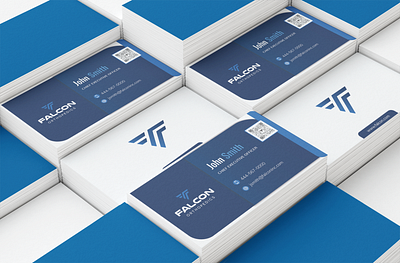 Falcon Orthopedics Business Cards branding business cards design graphic design illustration logo vector