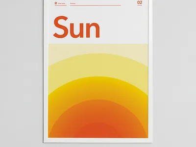 Sunshine graphic design poster poster series rays sun sun beam sunshine weather