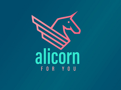 Alicorn branding design graphic design icon illustration logo logo design online ui vector