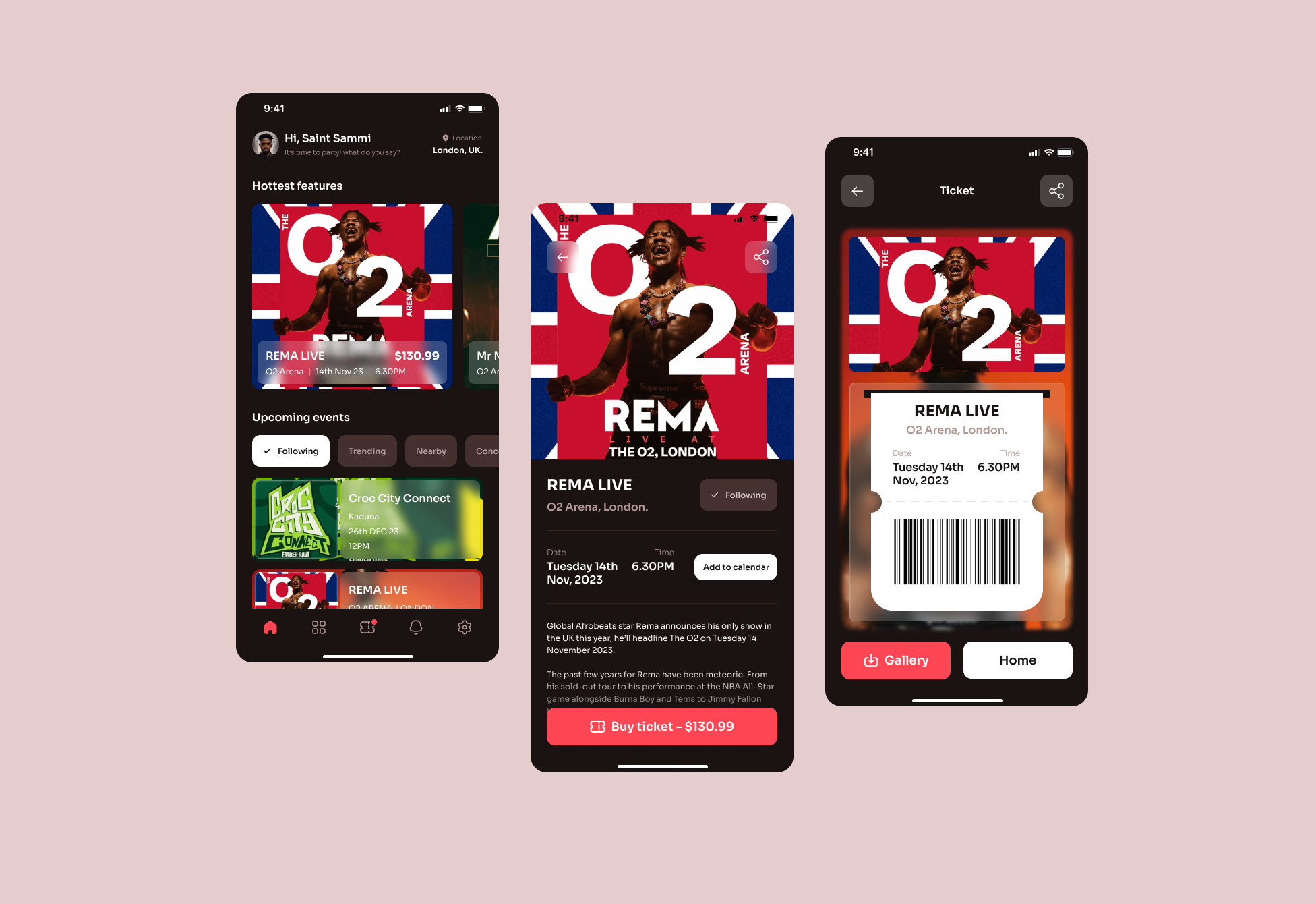 Example of Clean Minimalistic Mobile App Design