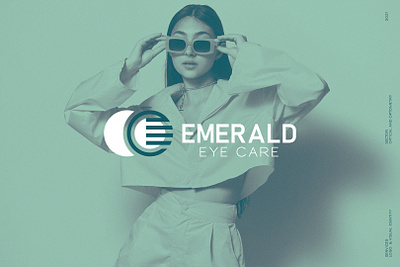 Emerald Eye Care - Logo & Visual Identity branding emerald eye care eyeglasses eyewear graphic design identity logo sunglasses visual identity