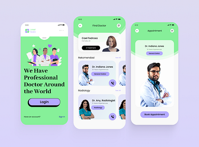Healthcare app app design figma graphic design health ui ui design user interface