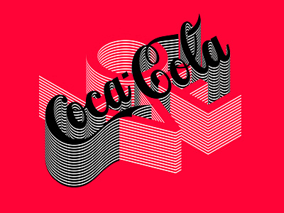 Coca-Cola Love Typography branding coca cola drink graphic design packaging design typography