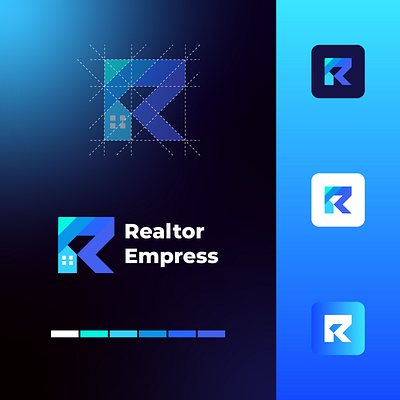 Realtor Empress graphic design logo poster social media web design