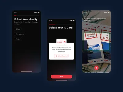Register - Document Requirement 2023 2024 android best black darkmode design document identity ios mobile photo register requirement scan trend ui upload ux