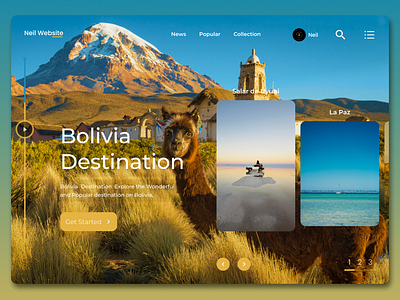 Bolivia Web Design 3d animation app appdesign branding design graphic design illustration logo motion graphics ui uidesign ux uxdesign