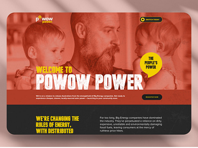 People Power website digital design ui design website design