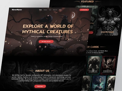 Landing Page - Game app design game game landing page gaming gaming website landing landing page ui ux web website