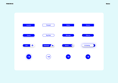 Dailyui - 83 Button animation app application branding button dailyui design figma graphic design illustration logo mobile typography ui website