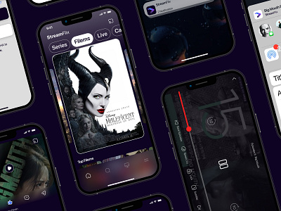 StreamFlix App design system designsystem ios ios app mobile app mobileapp stream streaming app style ui ui kit uikit uiux user interface ux