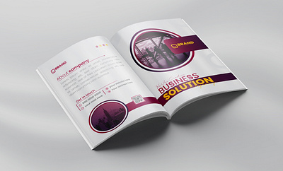 Corporate Brochure Design agency annual report bifold booklet brochure busines clean company company profile corporate creative design graphic design magazine onesheet sale sheet