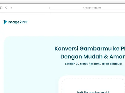 Image2PDF ui website