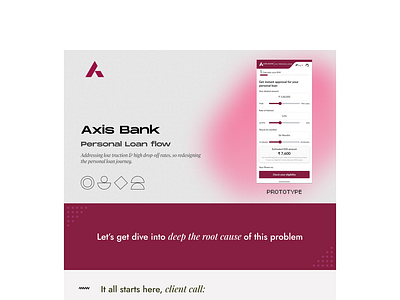 Axis Bank personal loan flow - case study branding creative design graphic design illustration legodesign tryingsomethingnew logo typography uxdesign