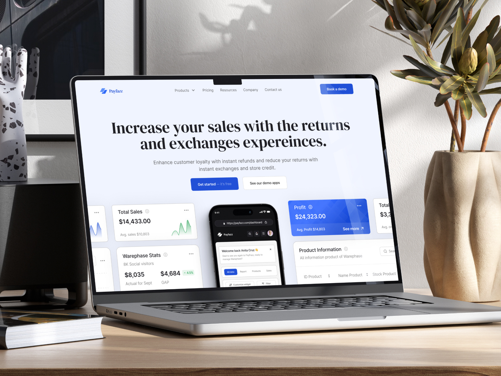 Payfazz - SaaS Sales Landing Page analytics chart crm crm landing page customer management invoice invoice landing page landing page management metrics product design saas sales sales analytics sales monitoring sales report seller management selling selling management statistic
