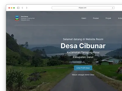 Website Desa ui website