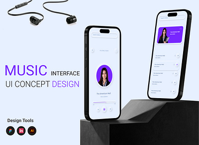 Music Player UI Design design music player ui user experience user interface ux