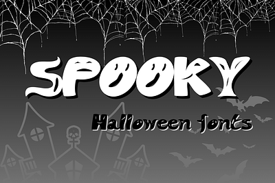 SPOOKY canva digital digital fonts digital product evil festival fontself halloween ipad night spooky typography