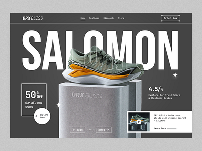Shoes Landing Page Ecommerce designs, themes, templates and