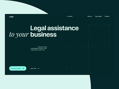 DGK Law Firm Website Interactions company design interaction design interactions landing page law law firm minimalism typography ui ux web web page webdesign webflow website